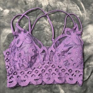 Lace Bralette in Lavender